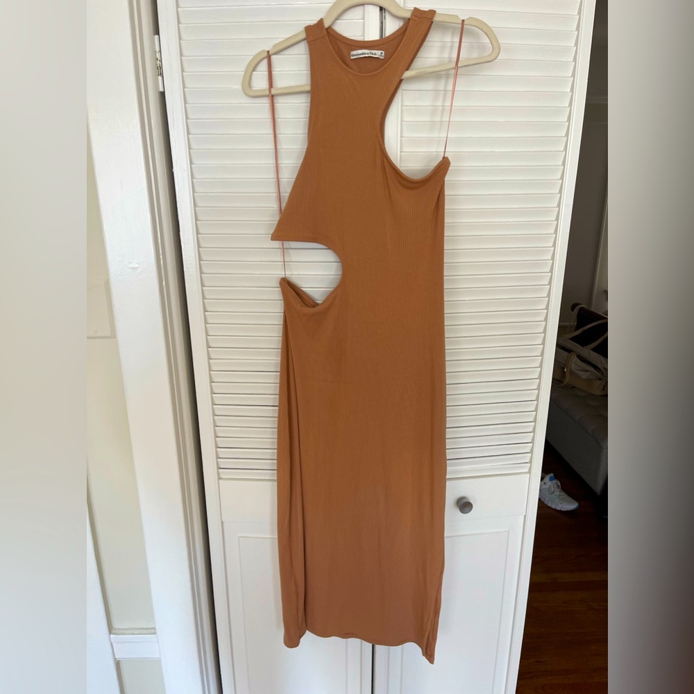 Abercrombie & Fitch cut out midi dress size Medium